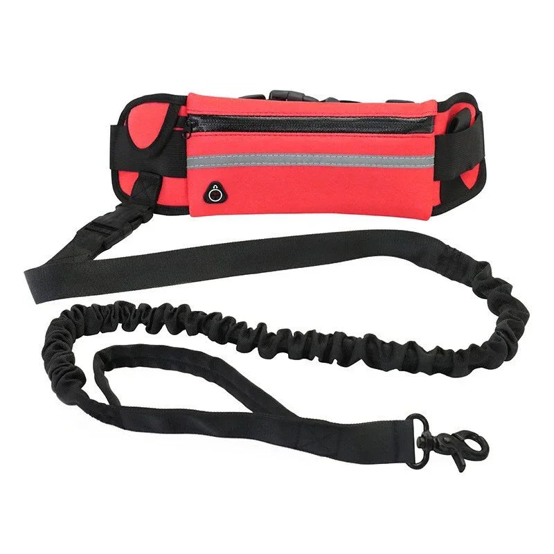 Booteely Hands Free Reflective Retractable Dog Leash