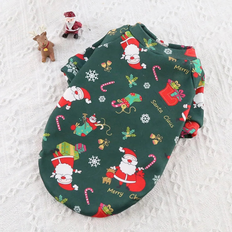Guangdong Pet Christmas Sweater For Dogs And Cats Winter Coat