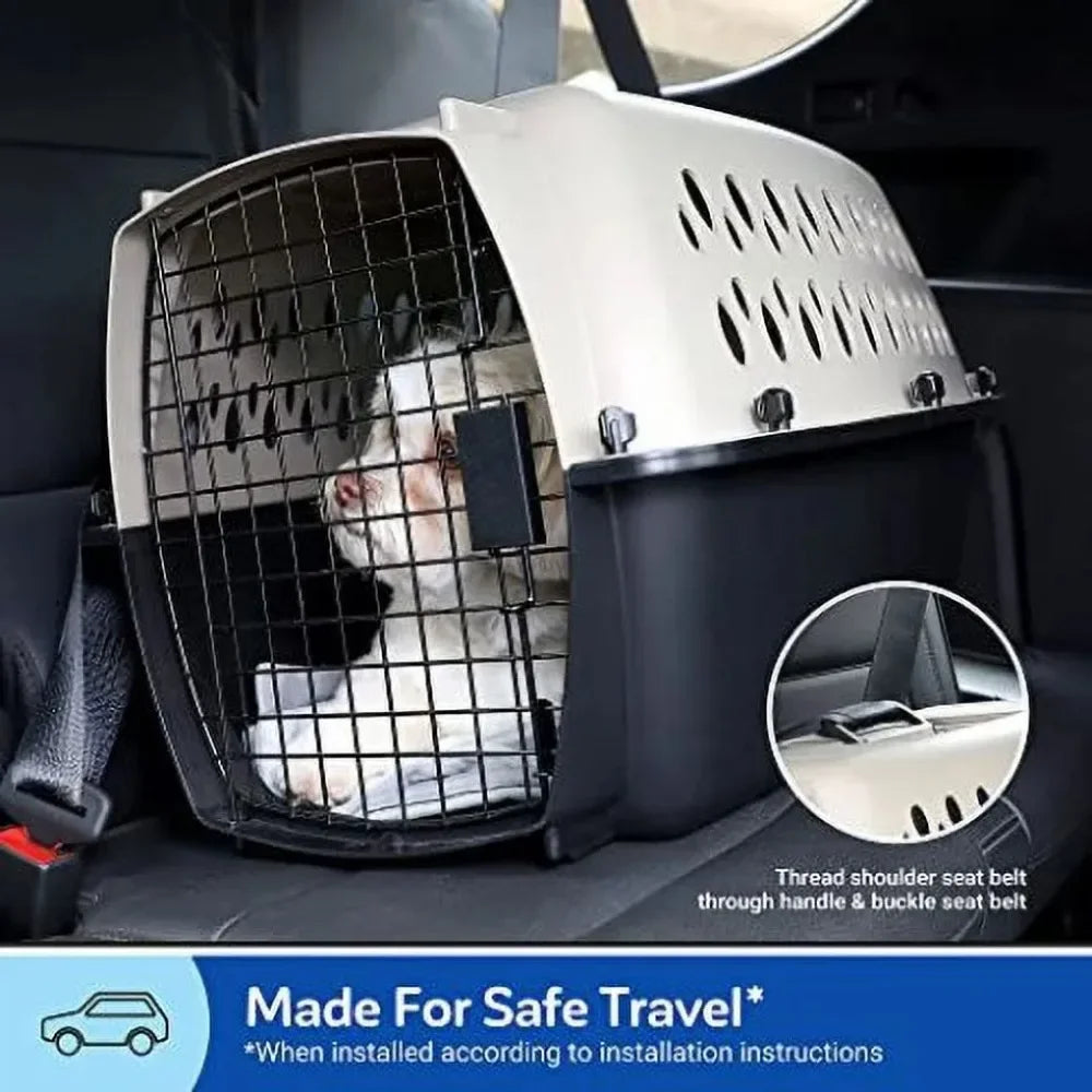 Plastic Dog Kennel Airline Approved Portable Pet Carrier