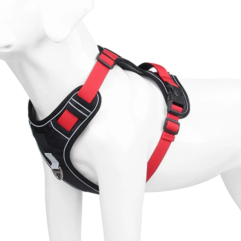CN Guangdong Reflective Dog Harness Military Vest 1680D Nylon