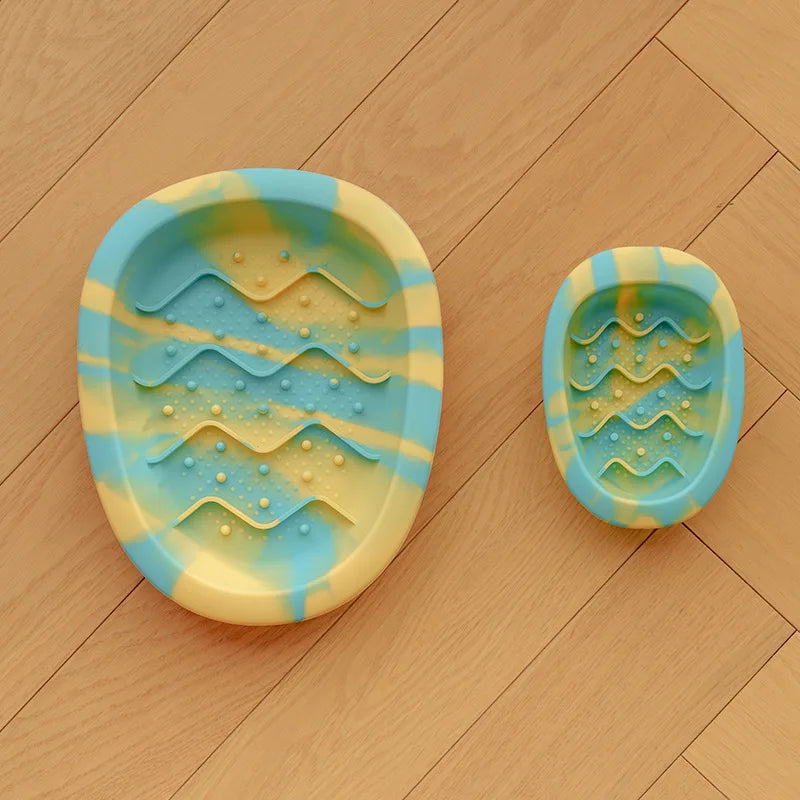 Slow Feeder Silicone Pet Bowl Anti Slip Universal Cats Dogs