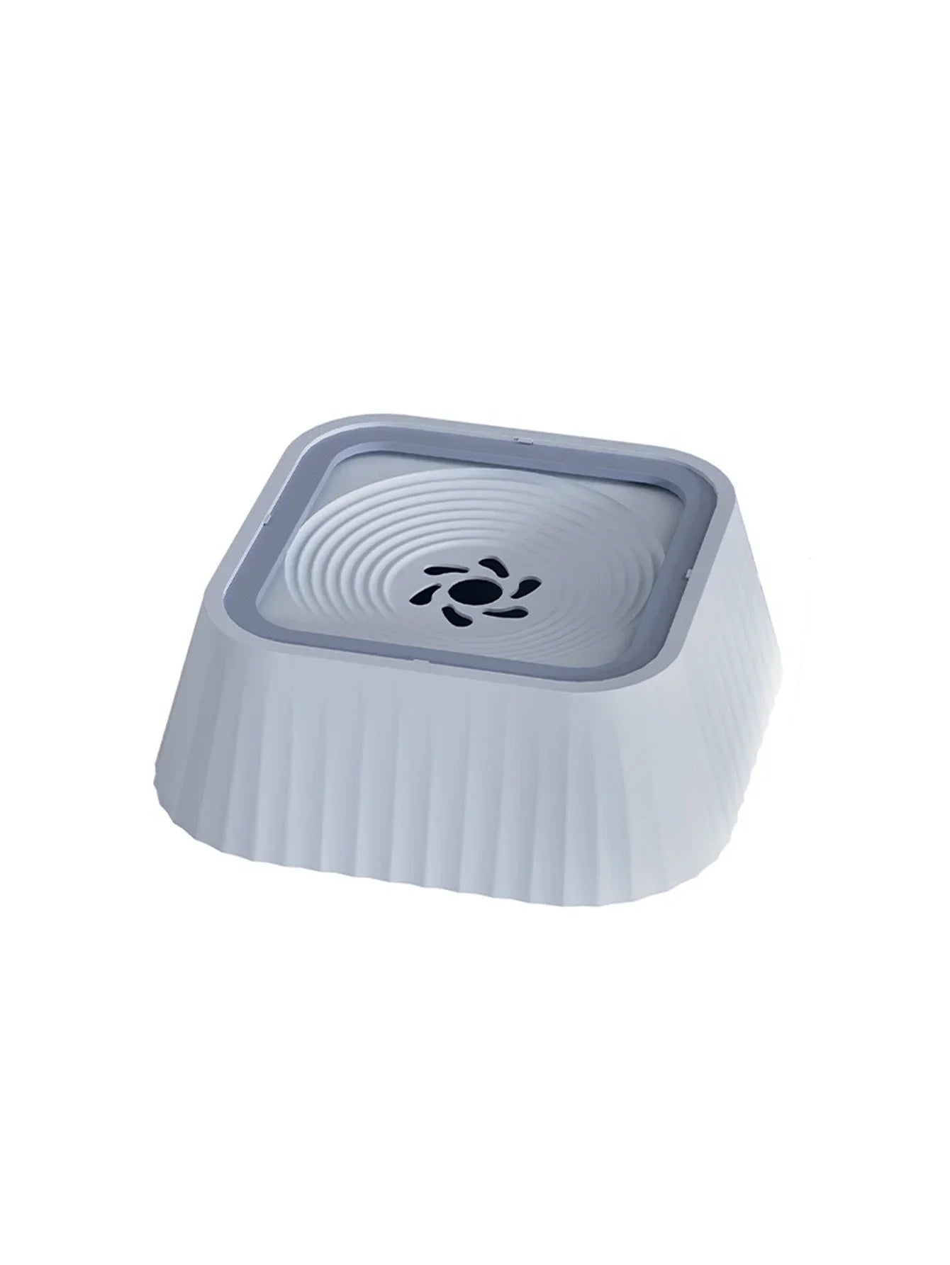 Pet Water Fountain With Floating Plates Anti Spill No Splash