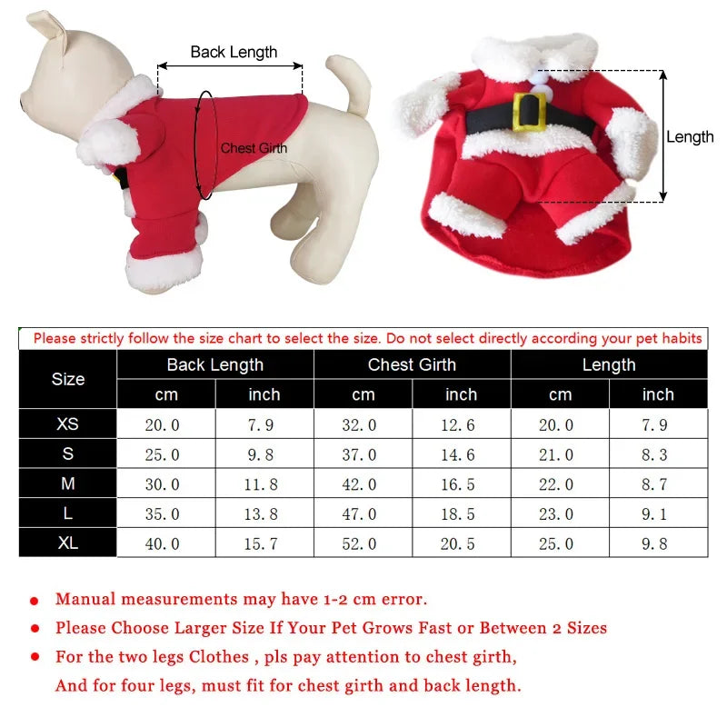 Cute Christmas Cat Costume Cosplay for Cats and Small Dogs
