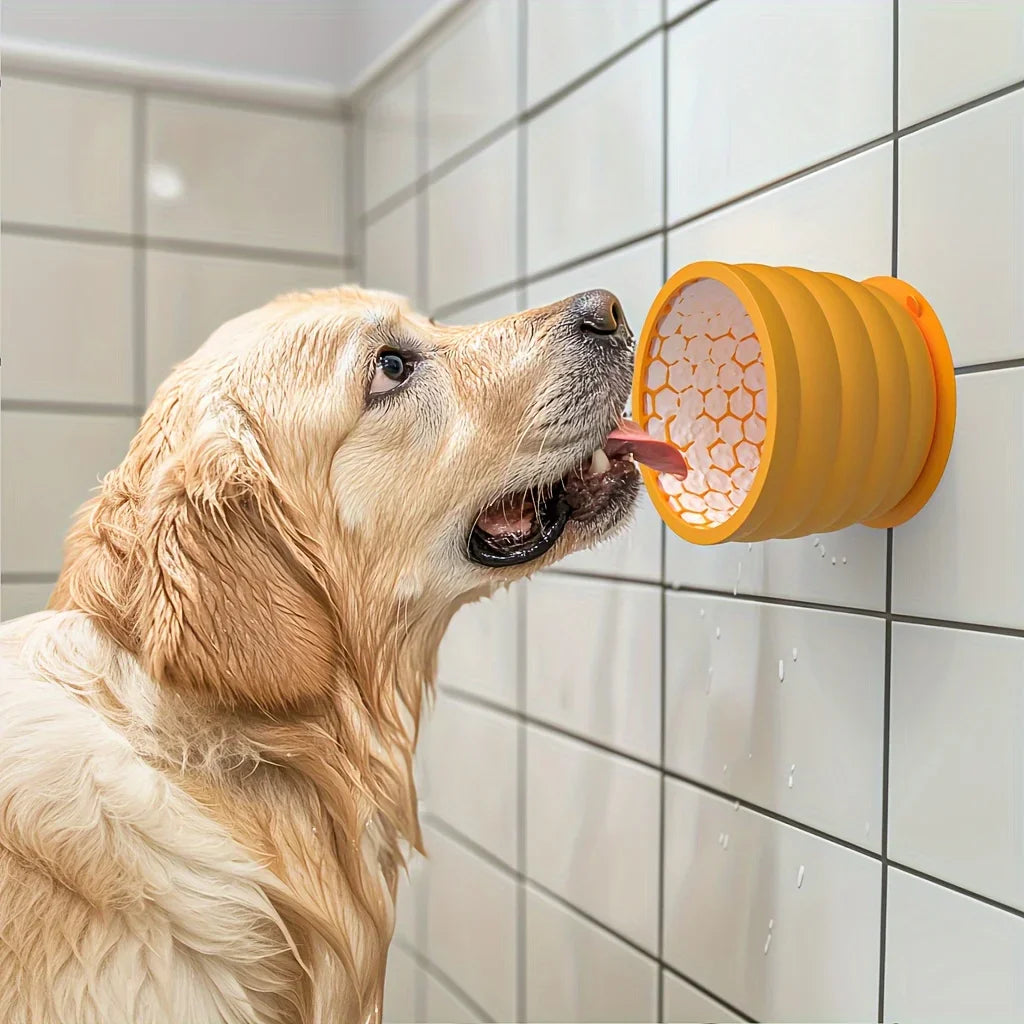 Silicone Slow Feeder Dog Bowl Non Slip for Small Breeds