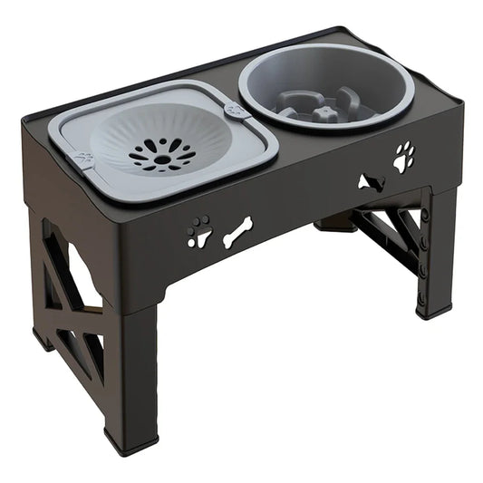 Feature 3 In 1 Pet Feeder Slow Feed Bowls