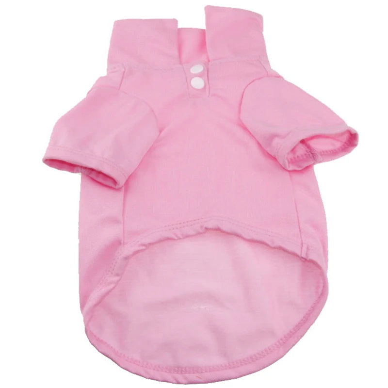 Doggyzstyle Spring Polo Dog Shirts Breathable Vest