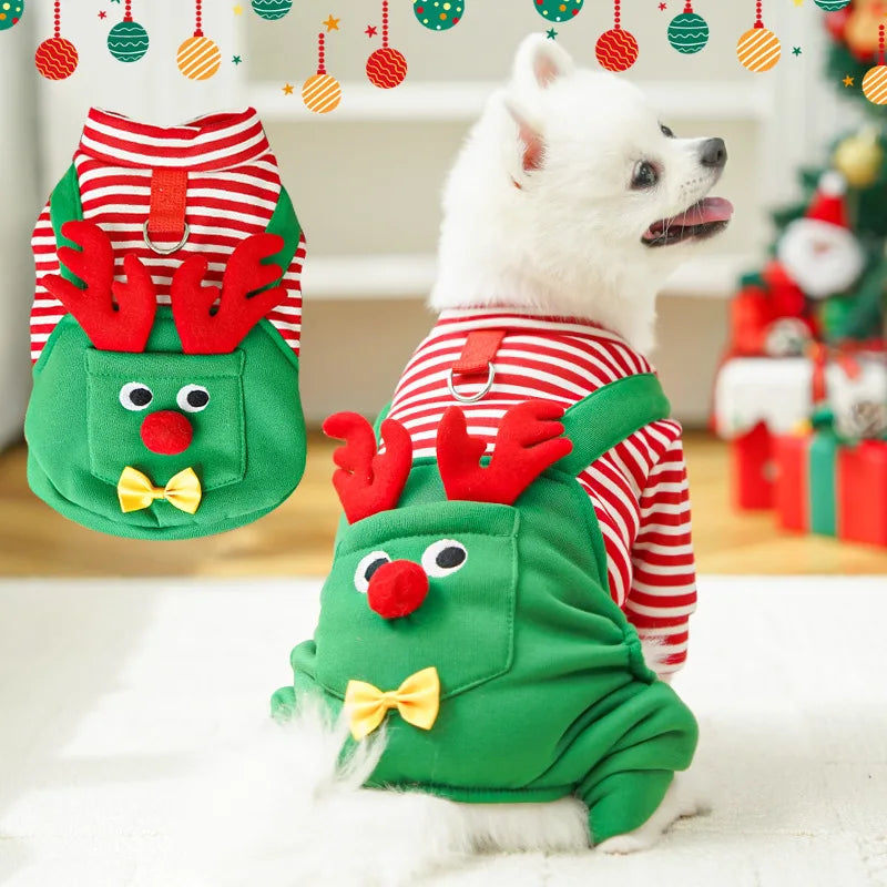 Miss Doggy Christmas Pet Coat For Dog Cat Santa Costume