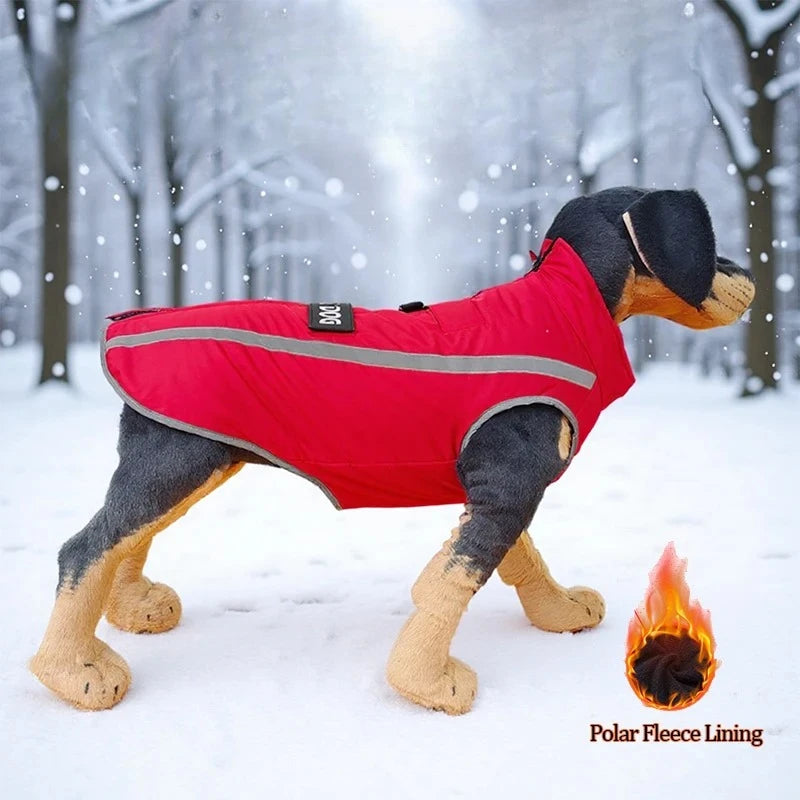 Zhejiang Waterproof Dog Jacket With Zipper Fleece Winter Coat