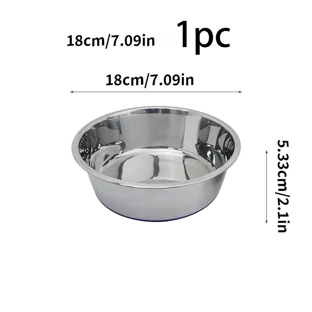 High-concerned Stainless Steel Dog Bowl With Non Slip Base