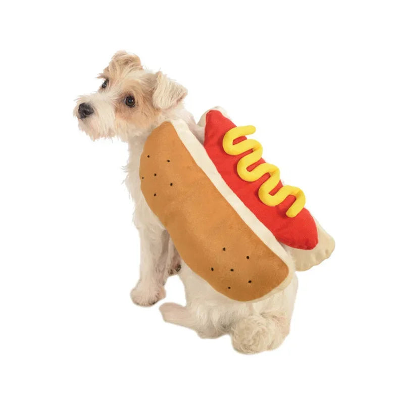 Funny Hot Dog Costume Sausage Shaped for Dachshund