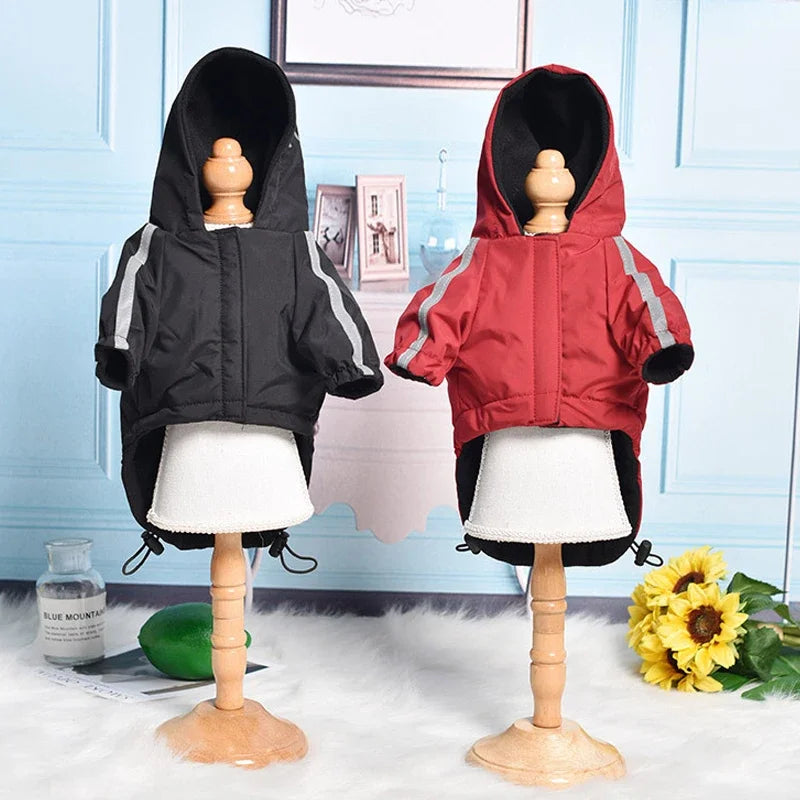 Guangdong Waterproof Dog Coat With Hooded Reflective Jacket