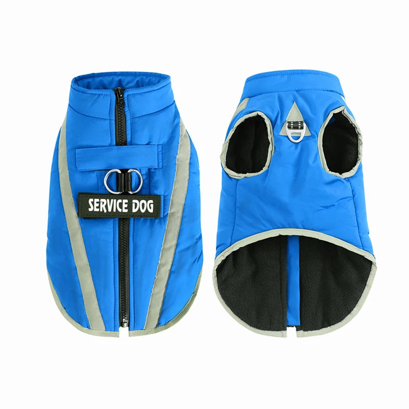 Zhejiang Waterproof Dog Jacket With Zipper Fleece Winter Coat