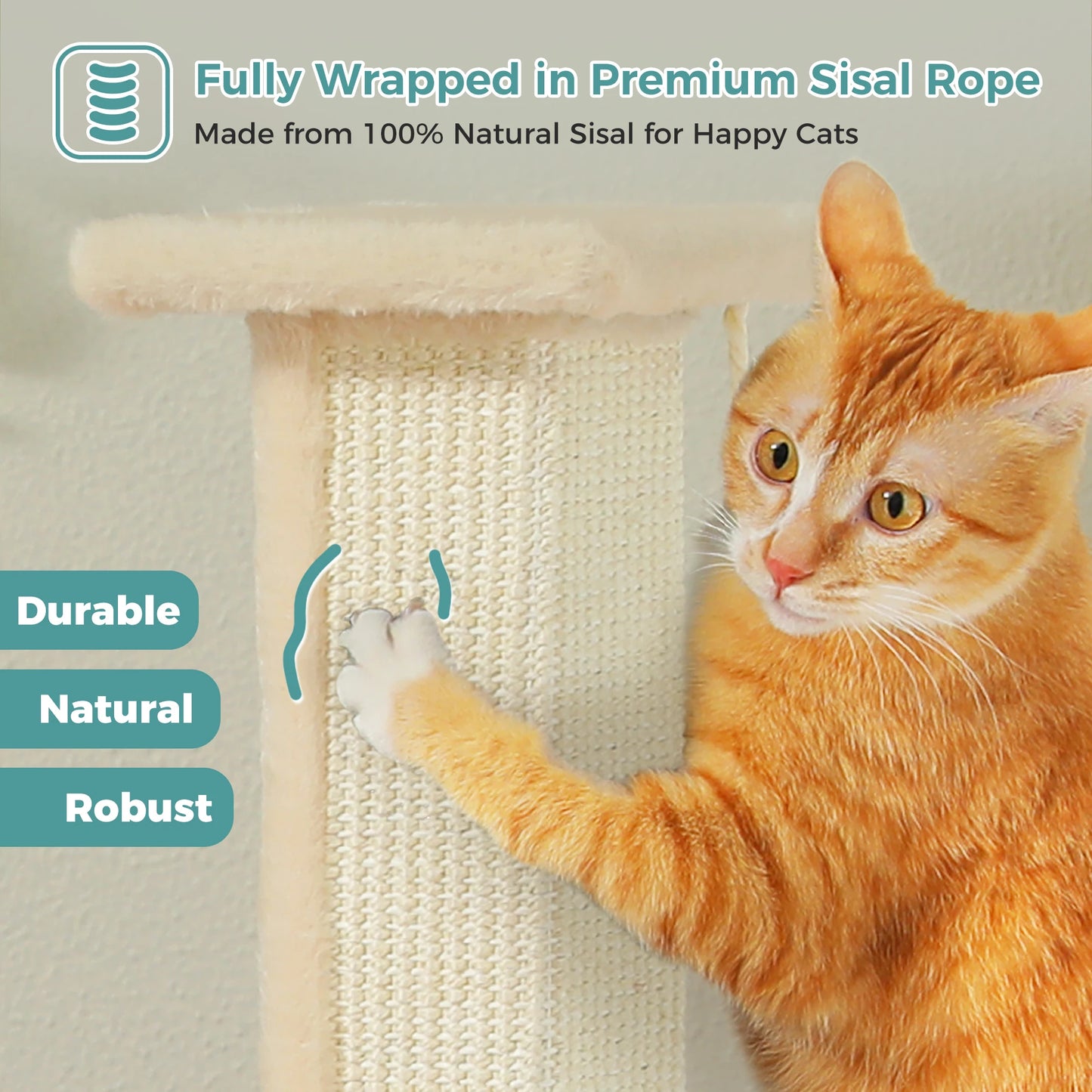 PAWZ Road Cat Scratching Post Indoor Durable Sisal Toy