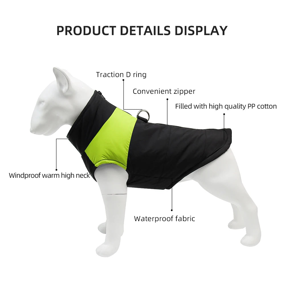 Guangdong Pet Dog Winter Jacket Windproof Waterproof Coat