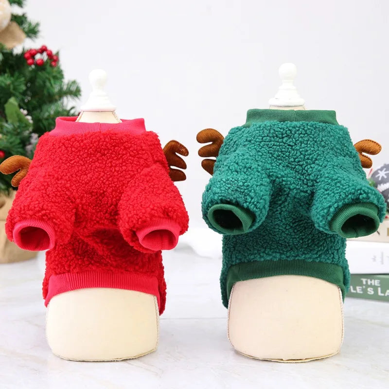 Guangdong Fleece Warm Dog Coat Winter Sweater For Pets