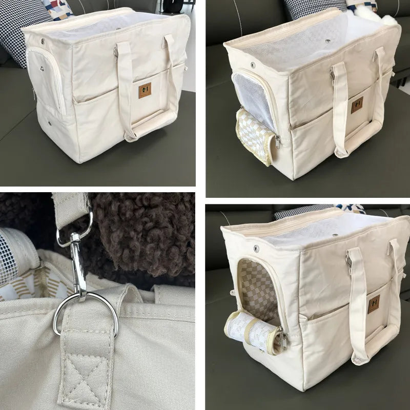 Portable Pet Shoulder Bag Carrier for Small Dogs and Cats