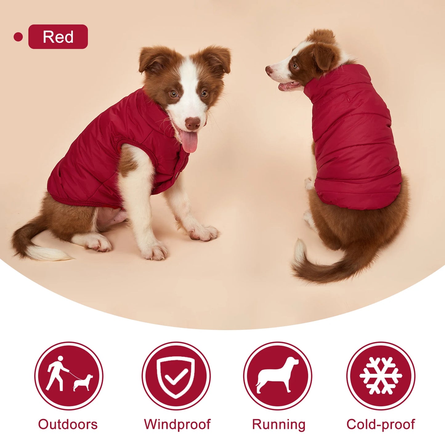 Guangdong Dog Winter Jacket With Fleece Lining Coat