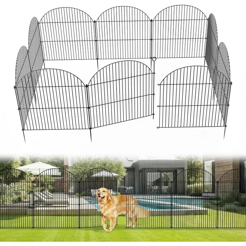 Rustproof Metal Garden Fence For Yard And Flower Bed Edging