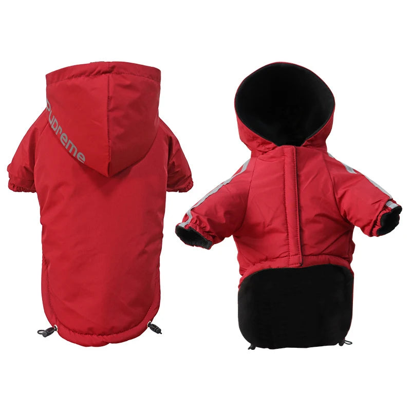 Guangdong Waterproof Dog Coat With Hooded Reflective Jacket