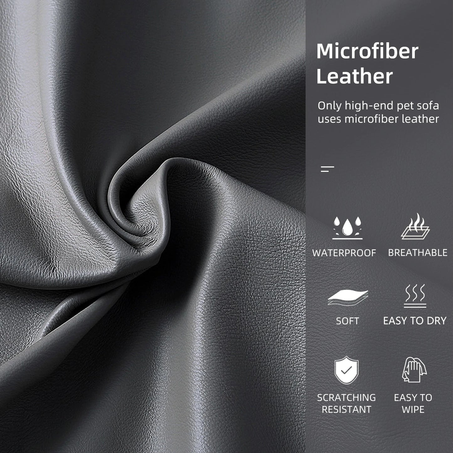 BINGOPAWCN Elevated Dog Bed Sofa With Removable Cushion