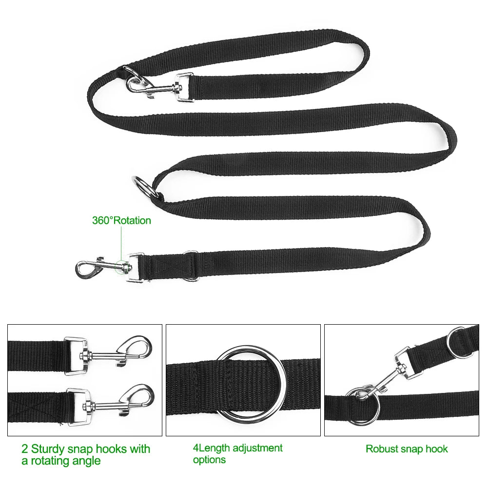 Guangdong Double Ended Adjustable Dog Leash for Halti Training