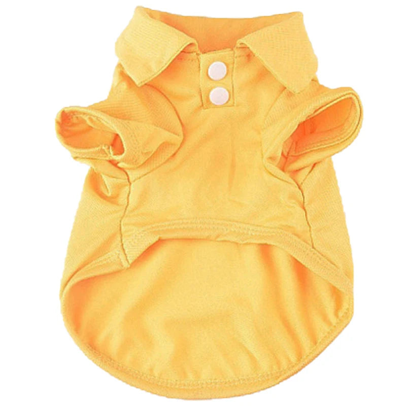 Doggyzstyle Spring Polo Dog Shirts Breathable Vest