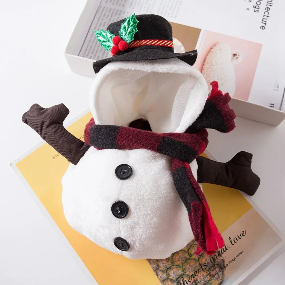 Guangdong Christmas Snowman Dog Costume Outfit