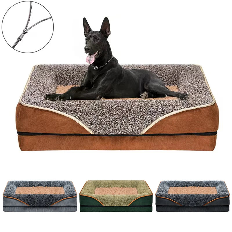 Jiangsu Removable Washable Cover Dog Bed With Raised Edges