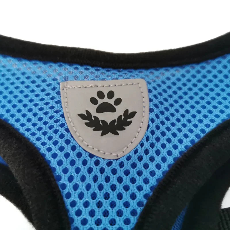 YTYINCN Dog Harness Vest Polyester Adjustable Mesh Leash