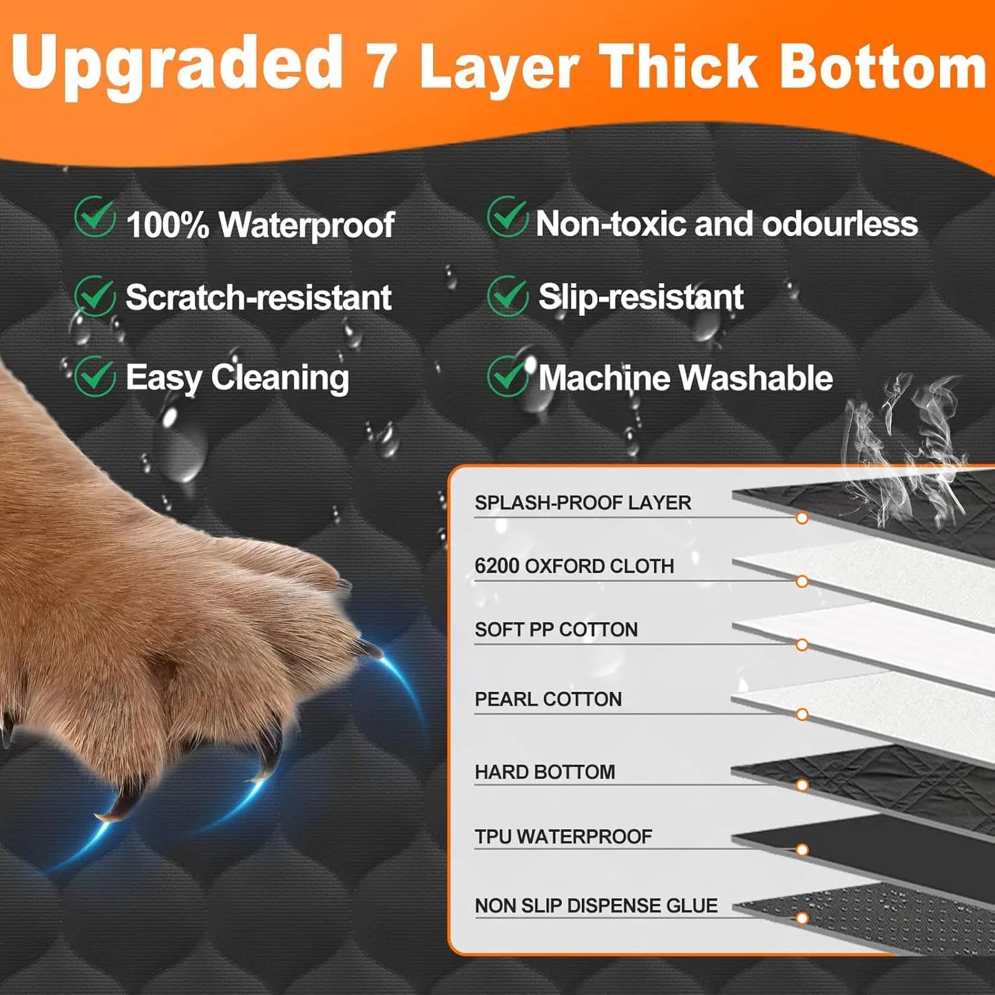 WedyvkoCN Back Seat Extender Hammock For Dogs Car Seat Cover