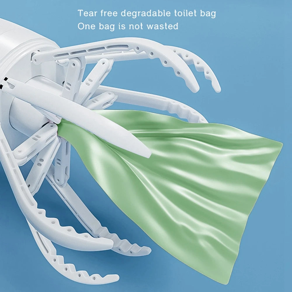 Dog Litter Eight-Claw Pooper Scooper With Bag Rolls