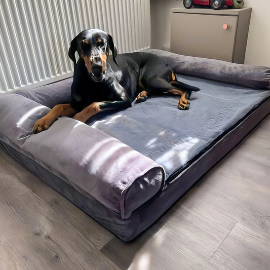BORWART Calming Orthopedic Memory Foam Dog Bed Waterproof