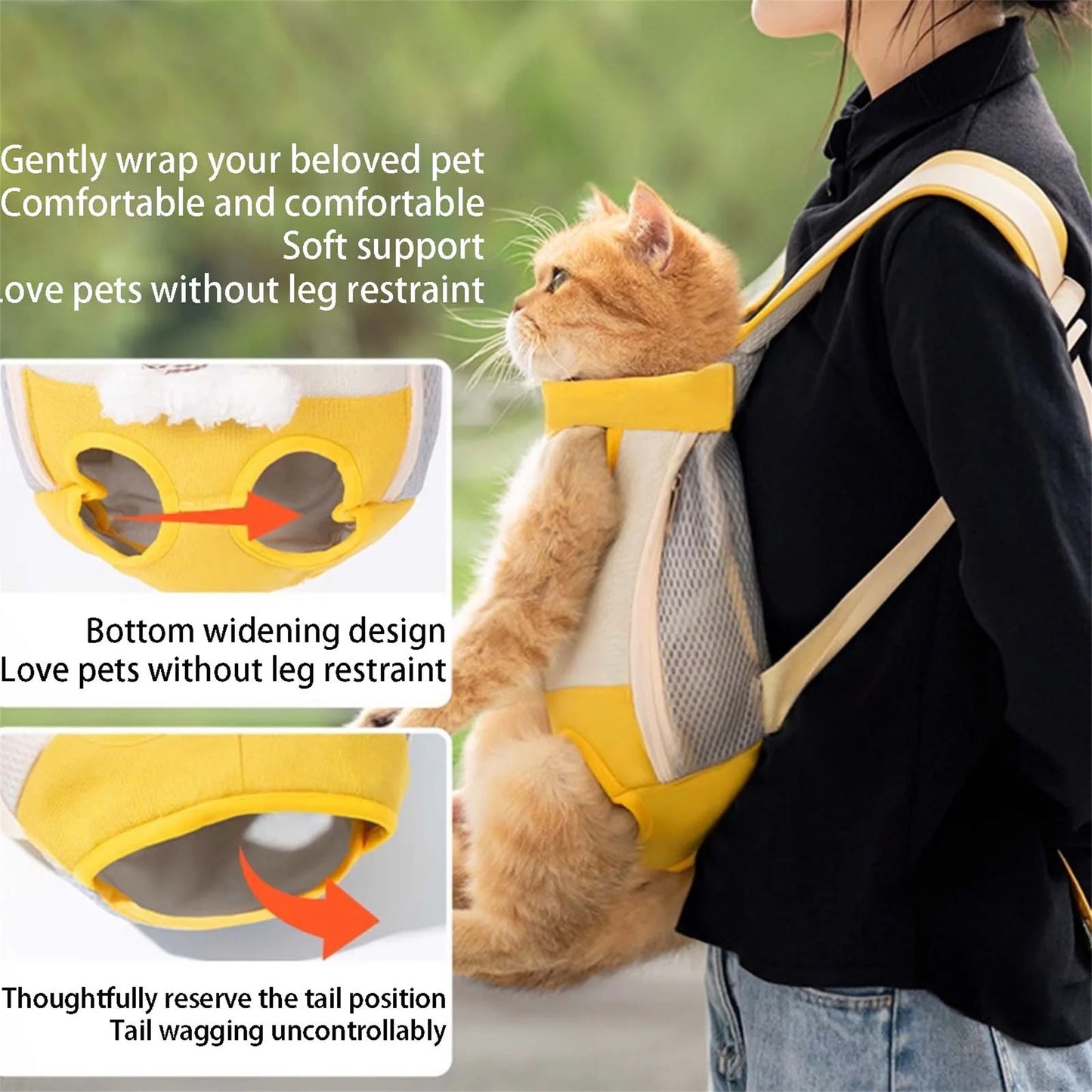 Breed Portable Pet Carrier Backpack For Dogs And Cats Breathable