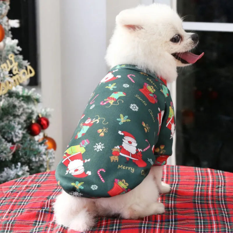 Guangdong Pet Christmas Sweater For Dogs And Cats Winter Coat