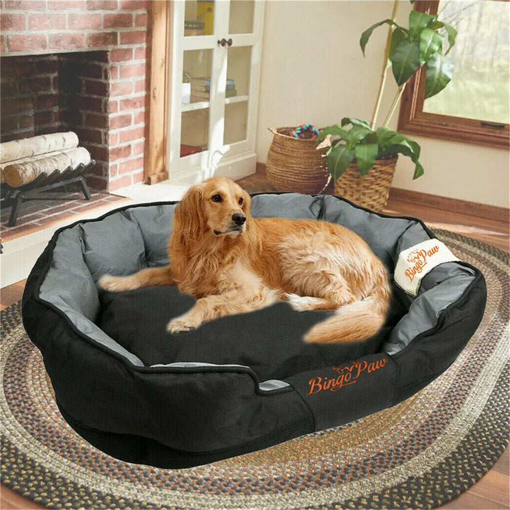 BORWARTCN Waterproof Orthopedic Dog Bed Cushion Kennel