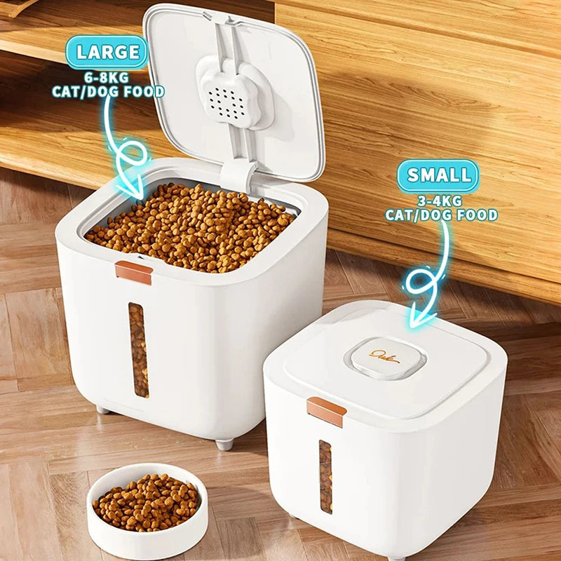 Pet Food Storage Barrel Moisture Proof Dog Food Container