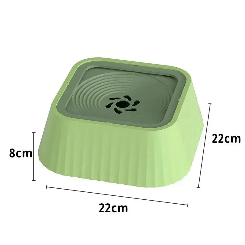 Pet Water Fountain With Floating Plates Anti Spill No Splash