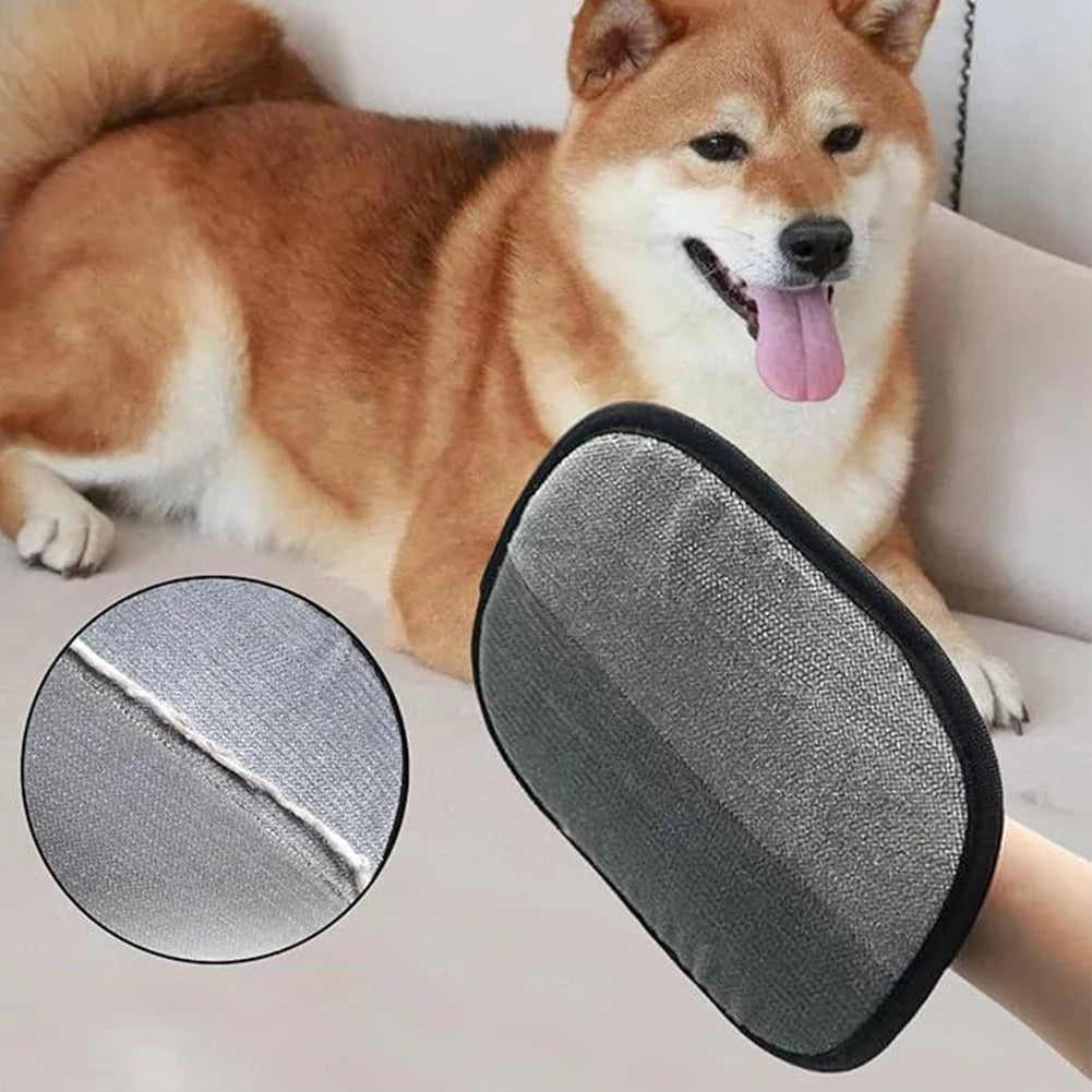 Pet Hair Remover Gloves Deshedding Brush For Dogs Cats Rabbits
