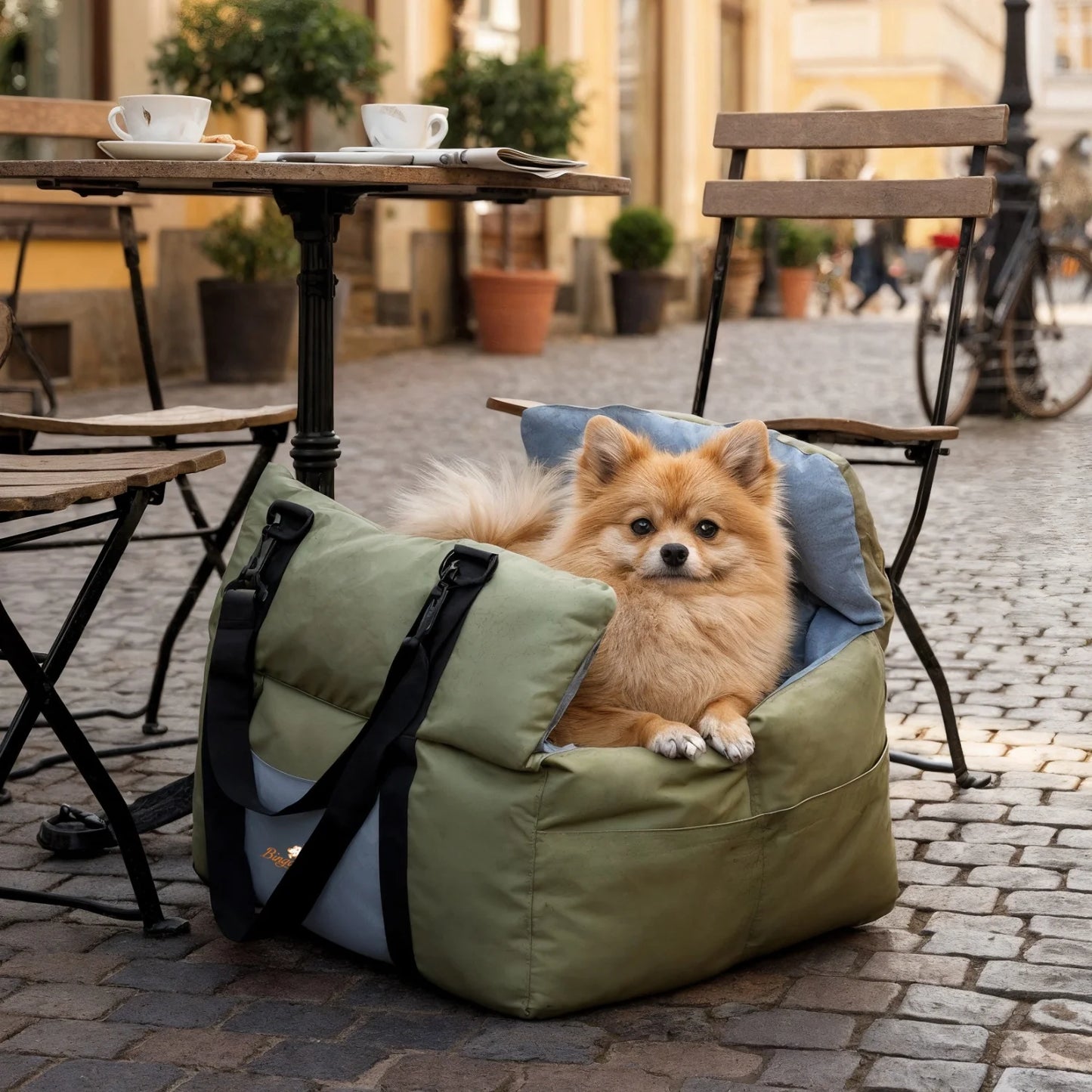 Small Dogs Car Seat Travel Bed With Safety Belt