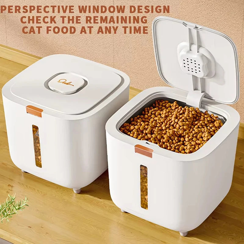 Pet Food Storage Barrel Large Moisture Proof Sealed Container