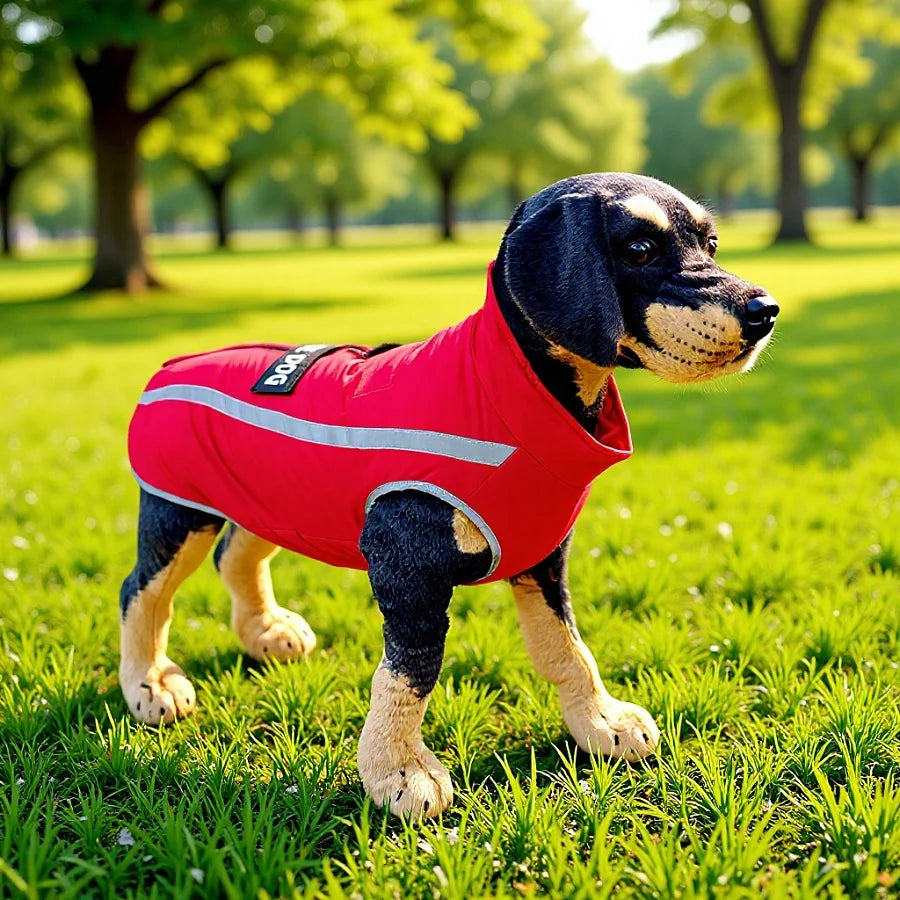 Zhejiang Waterproof Dog Jacket With Zipper Fleece Winter Coat