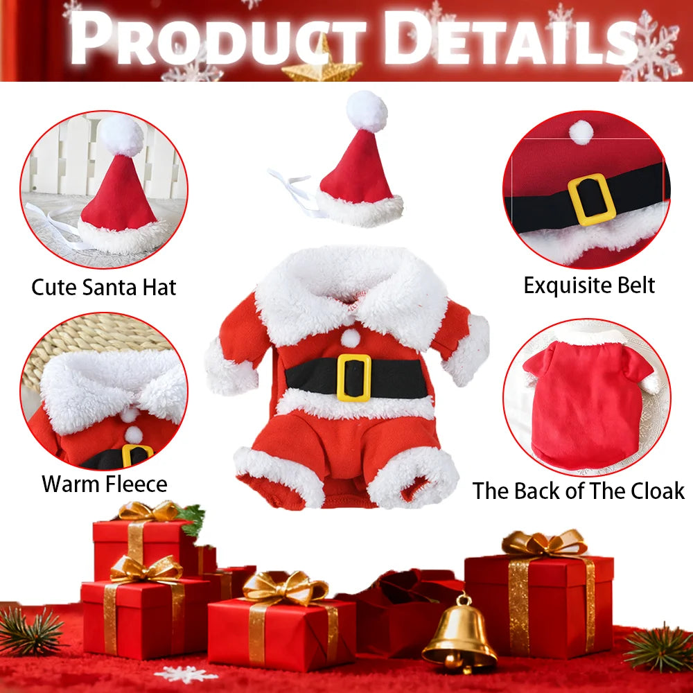 Cute Christmas Cat Costume Cosplay for Cats and Small Dogs