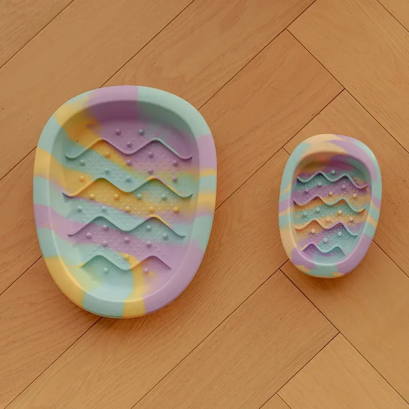 Slow Feeder Silicone Pet Bowl Anti Slip Universal Cats Dogs