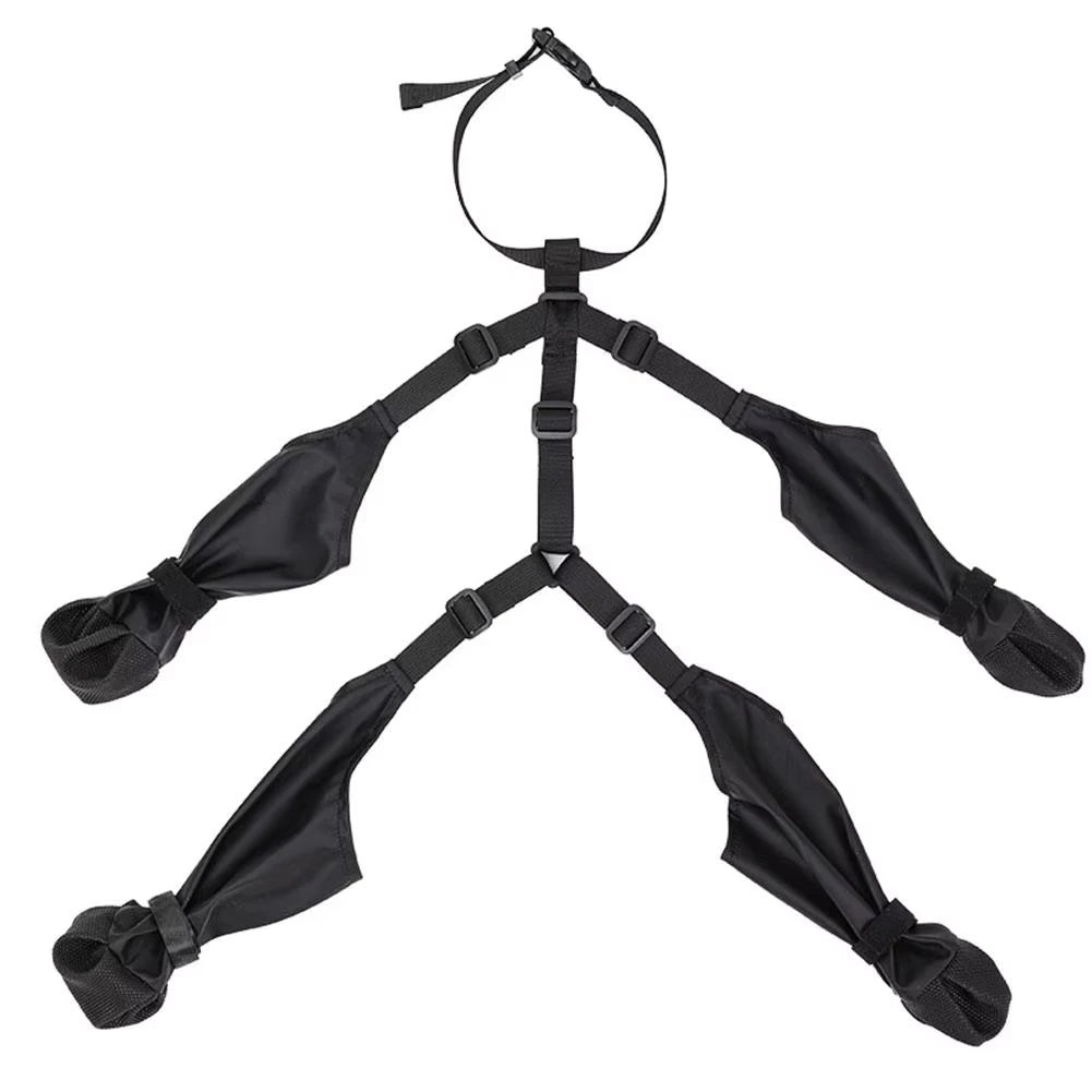 NONECN Outdoor Dog Boots Suspender Leggings Waterproof Paw Protectors