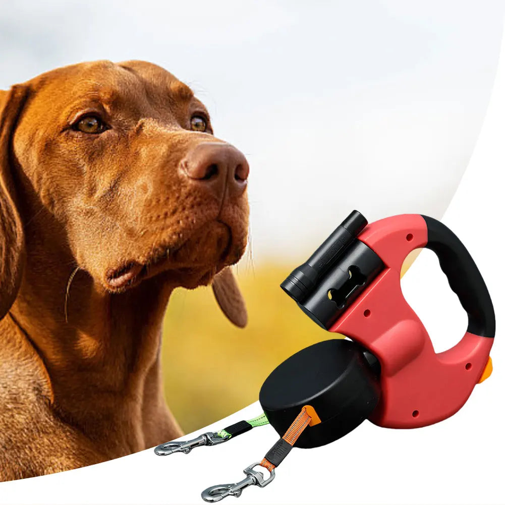 Alloet Double Headed Dog Leash with 360 Degree Swivel