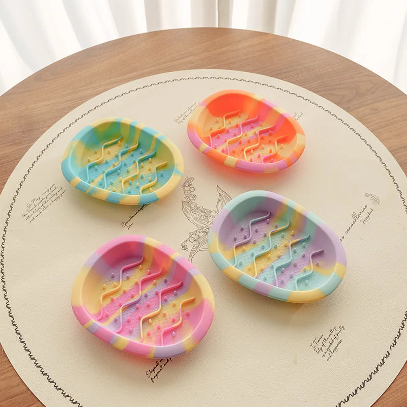 Slow Feeder Silicone Pet Bowl Anti Slip Universal Cats Dogs