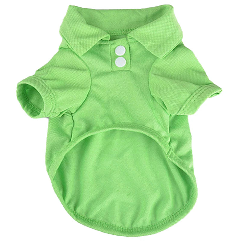 Doggyzstyle Spring Polo Dog Shirts Breathable Vest