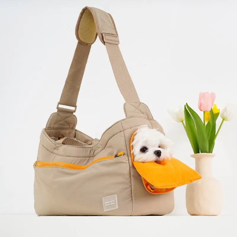 Pet Carrier Shoulder Bag For Small To Medium Dogs