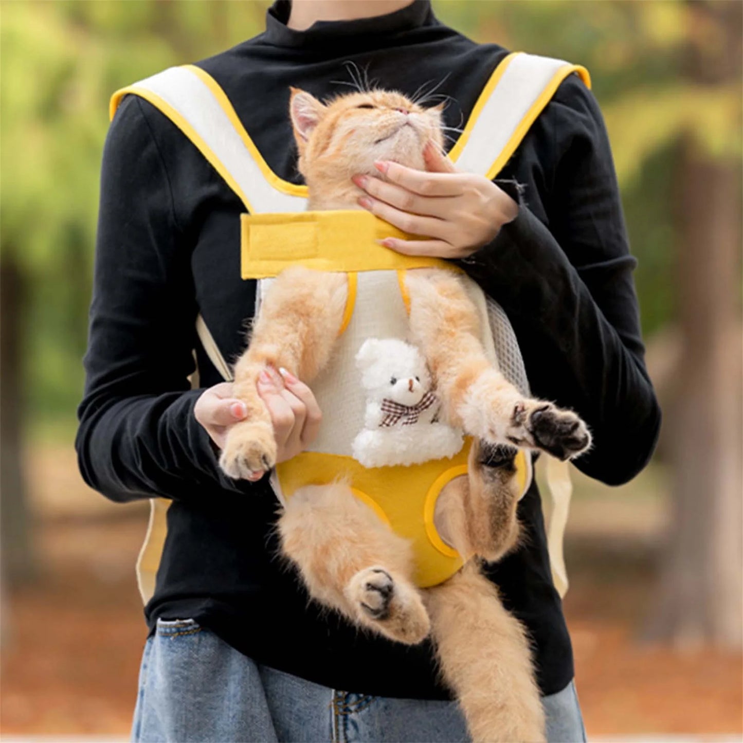 Breed Portable Pet Carrier Backpack For Dogs And Cats Breathable