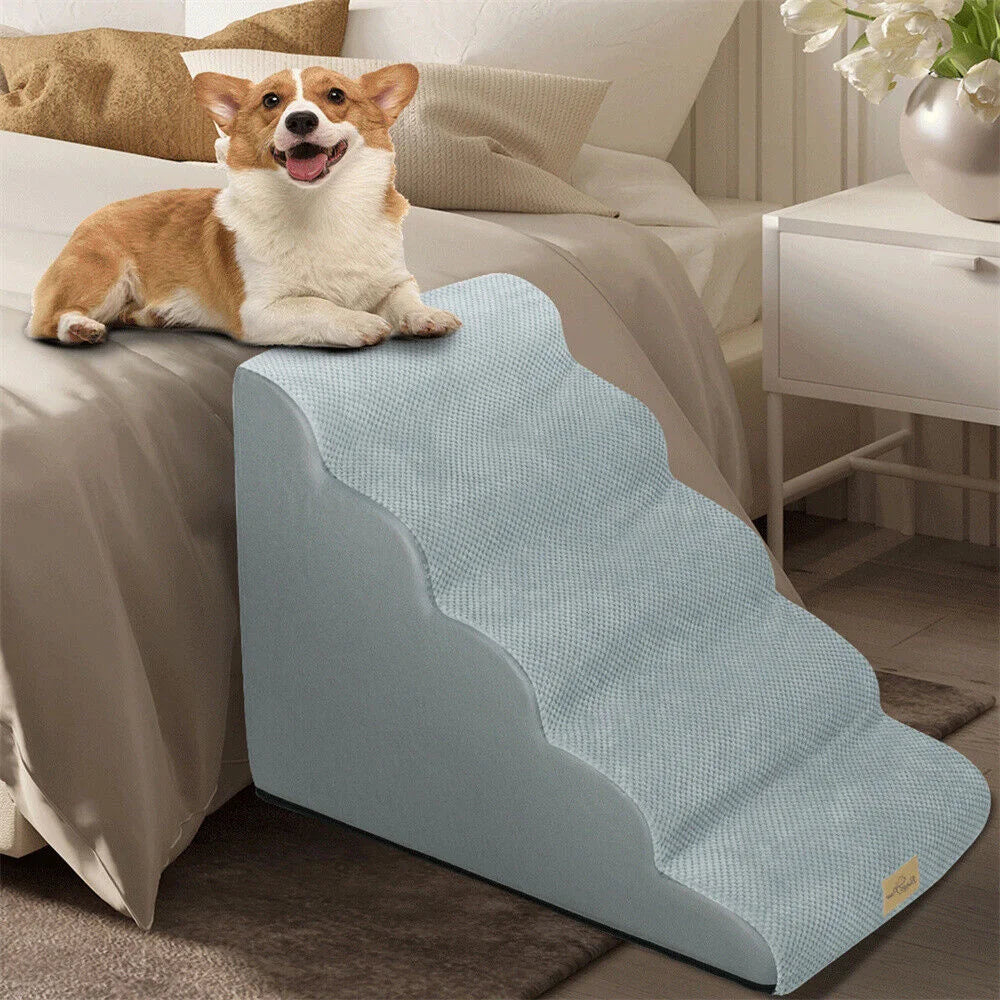 NONEDog 5-Step Dog Ramp Stairs For Beds And Sofa